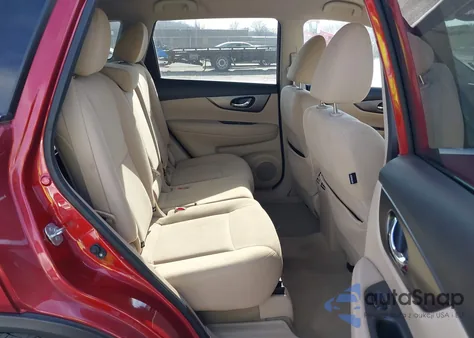 2015 Nissan Rogue Sv z USA, uszkodzony, nr VIN KNMAT2MT3FP583434